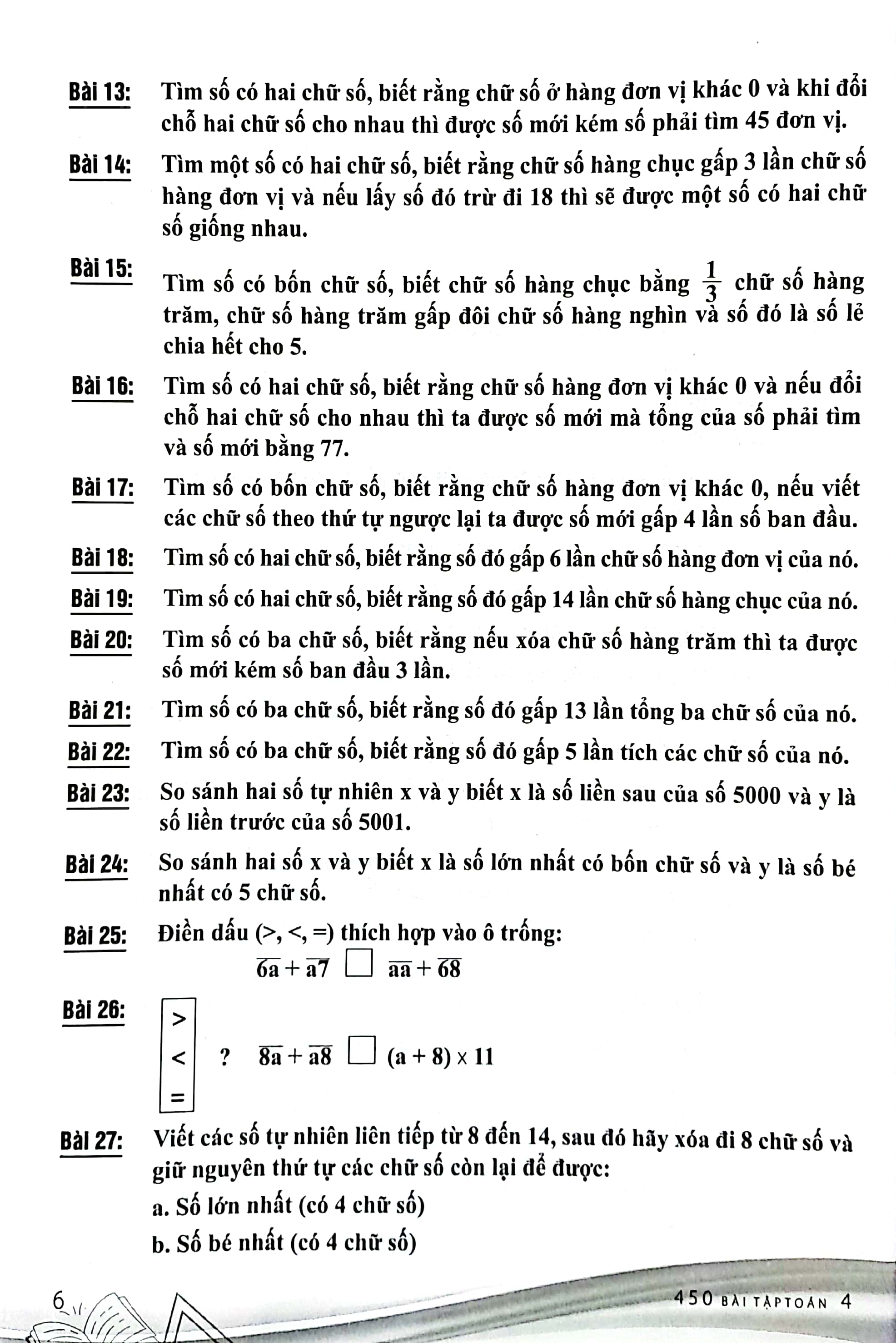 450 bài tập toán 4 - bồi dưỡng học sinh khá giỏi (theo chương trình giáo dục phổ thông mới) - Ảnh 4