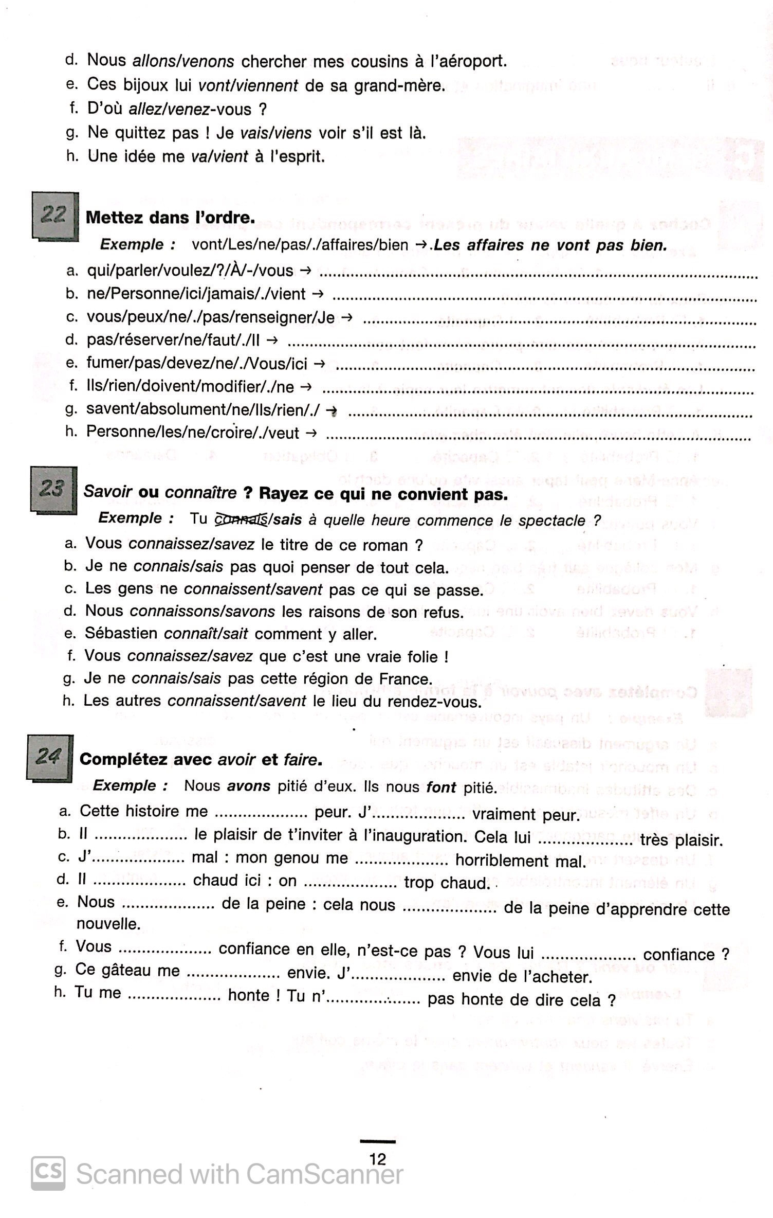 450 nouveaux exercices - conjugaison niveau intermediare - Ảnh 10