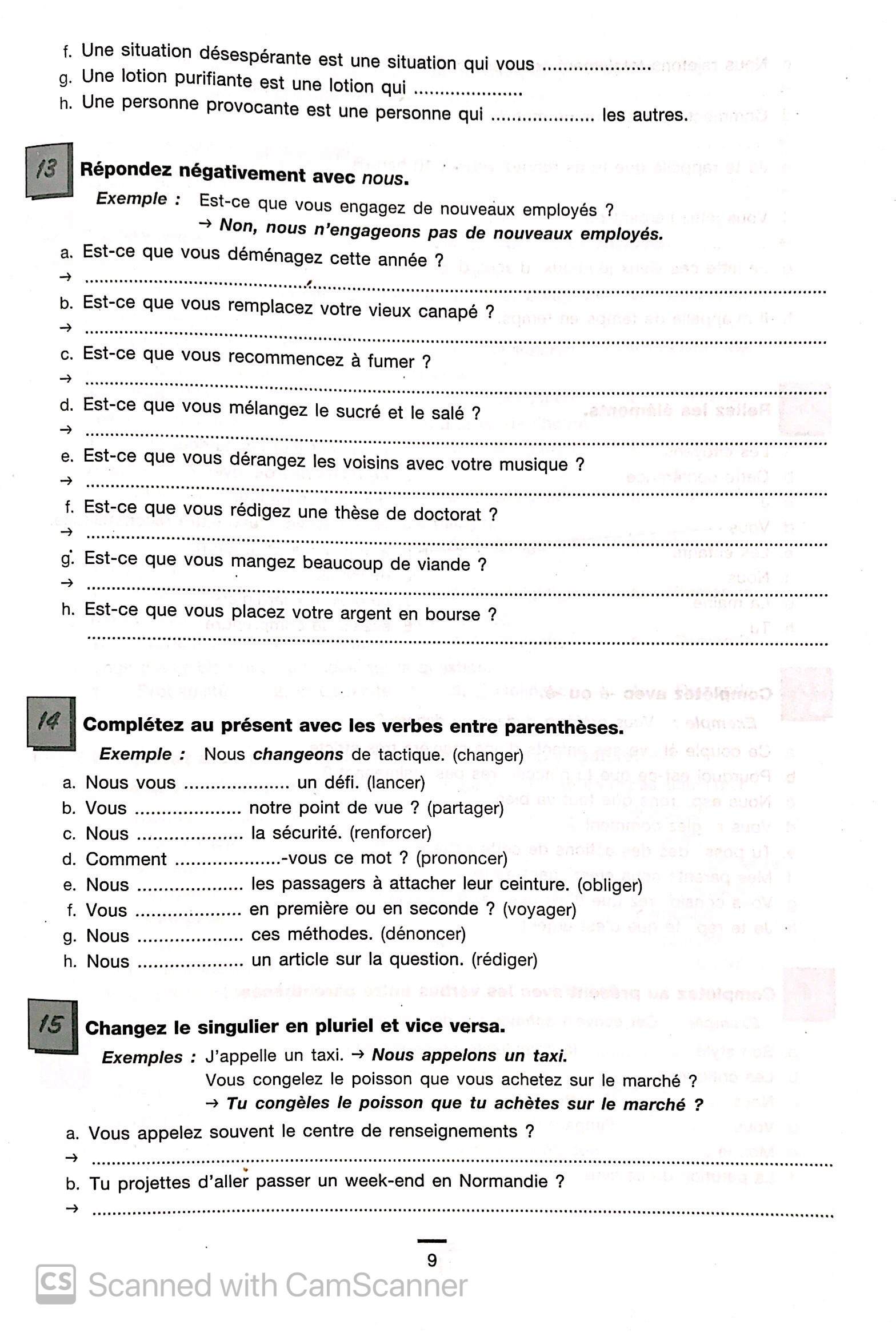 450 nouveaux exercices - conjugaison niveau intermediare - Ảnh 7