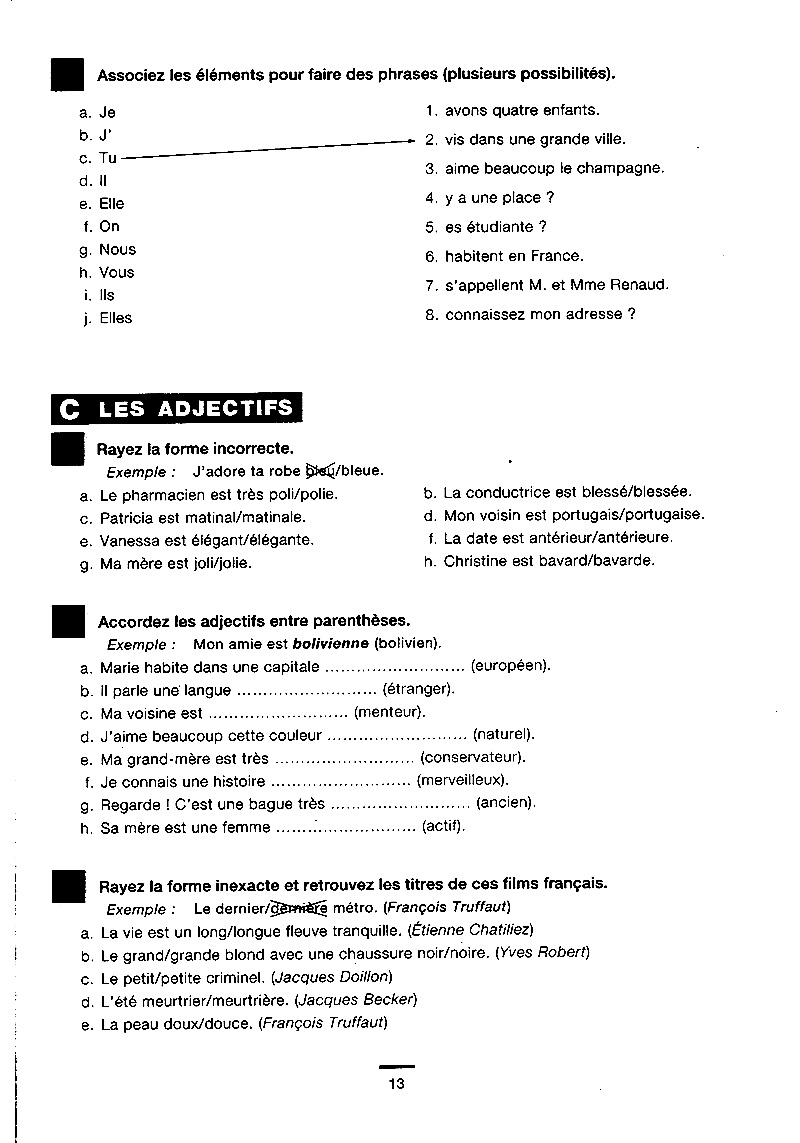 450 nouveaux exercices - grammaire (niveau débutant) - Ảnh 12