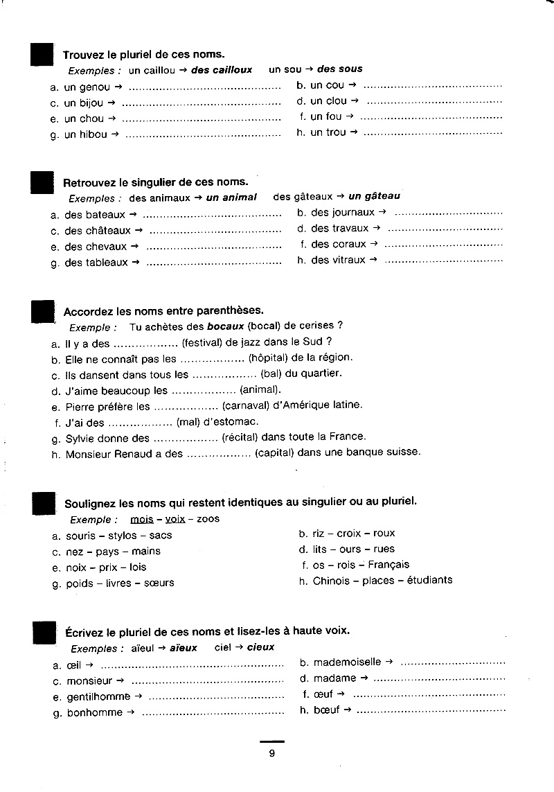 450 nouveaux exercices - grammaire (niveau débutant) - Ảnh 8