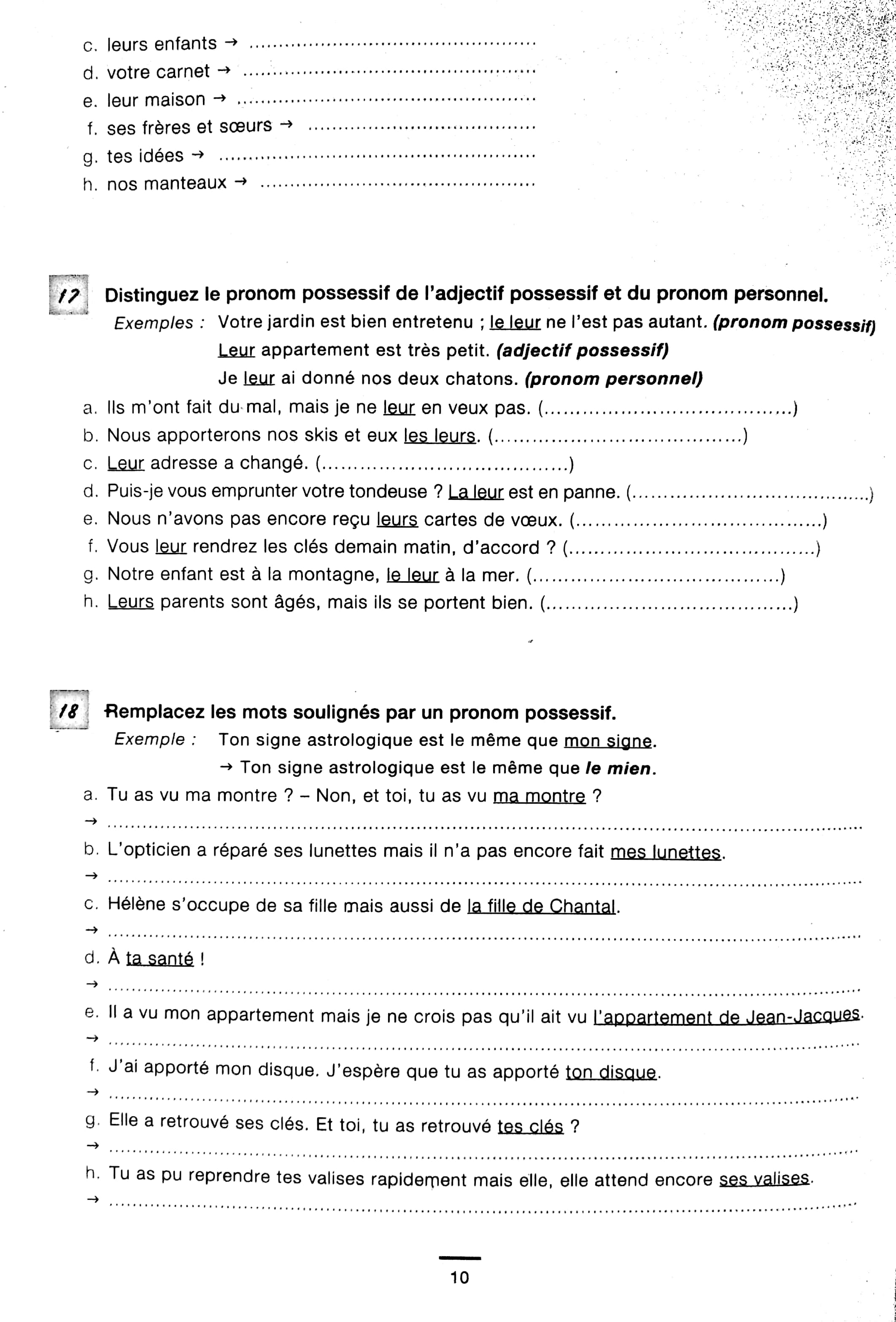 450 nouveaux exercices - grammaire niveau intermediare - Ảnh 6