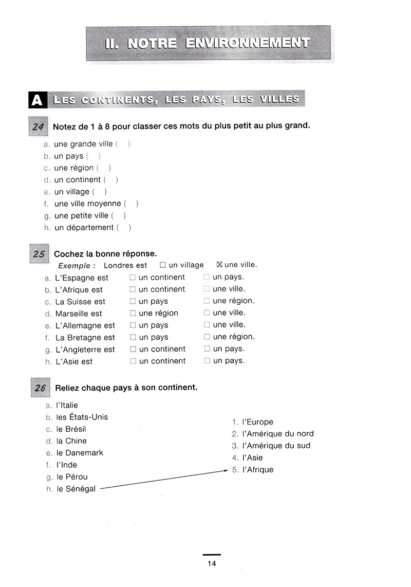 450 nouveaux exercices - vocabulaire niveau débutant - Ảnh 12