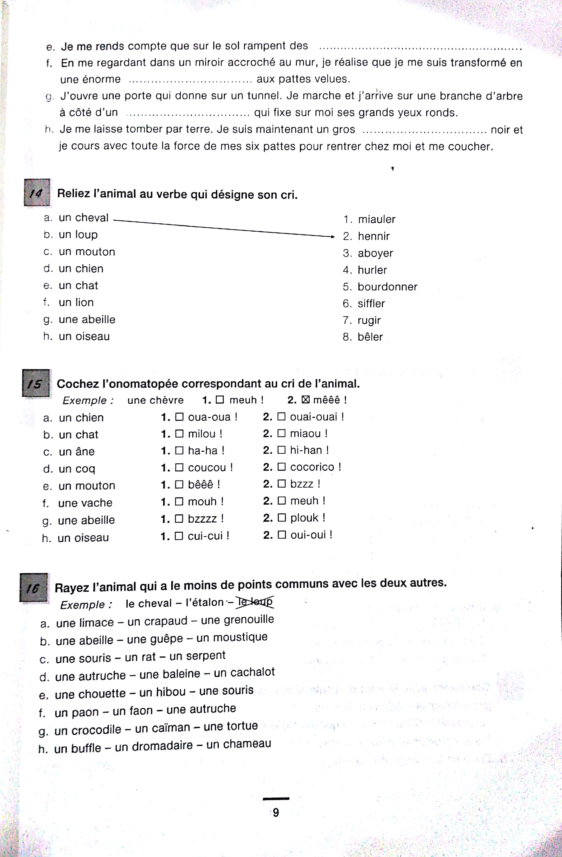 450 nouveaux exercices - vocabulaire niveau intermediare - Ảnh 7