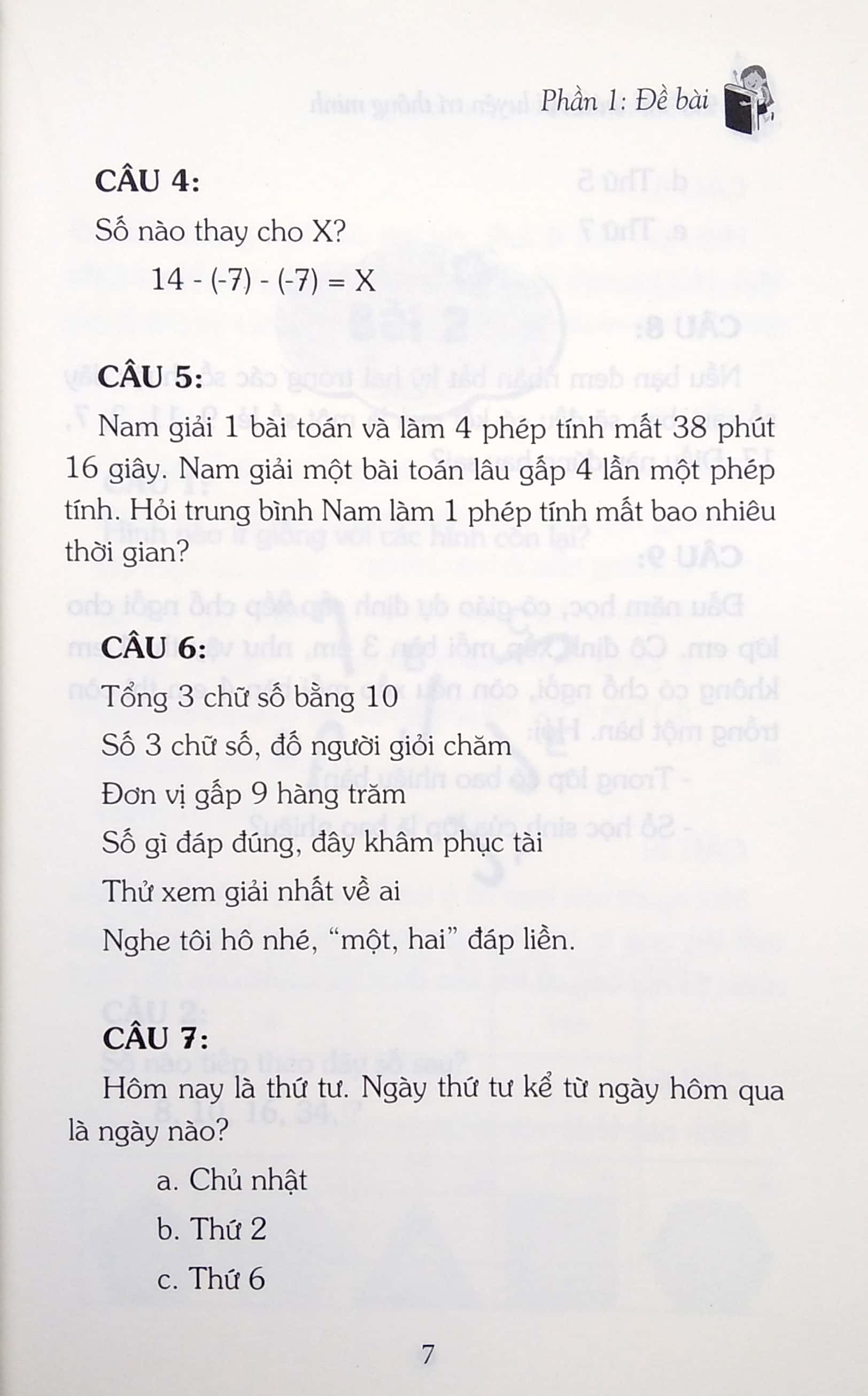 460 bài toán vui luyện trí thông minh - Ảnh 5