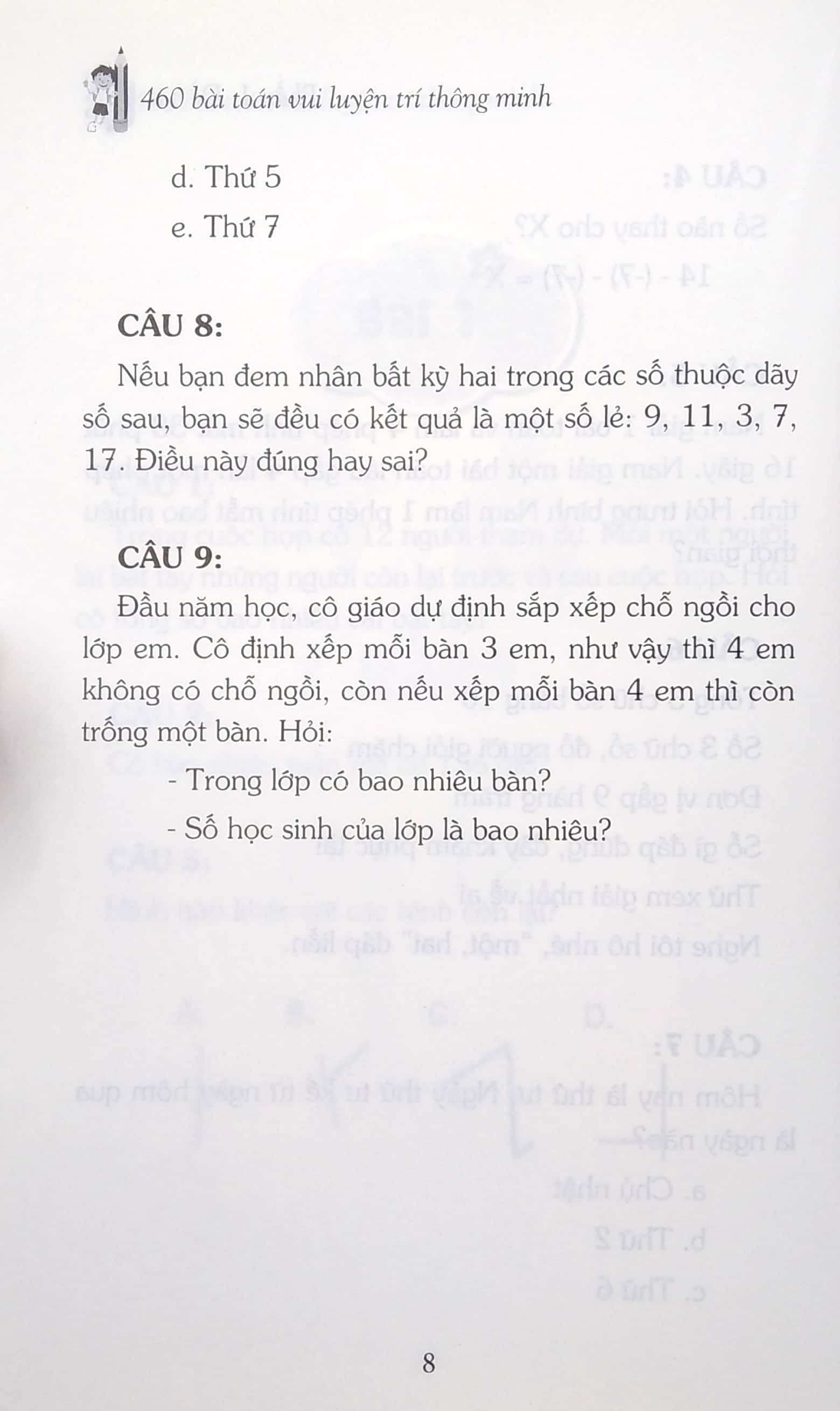 460 bài toán vui luyện trí thông minh - Ảnh 6