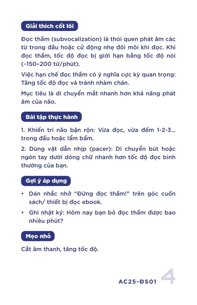 48+ Mẹo Đọc Nhanh Hiểu Kỹ Từ A Đến Z - Một Hành Trình Rèn Luyện Tâm-Trí-Tư Duy - Ảnh 11