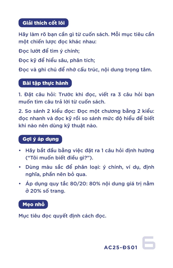48+ Mẹo Đọc Nhanh Hiểu Kỹ Từ A Đến Z - Một Hành Trình Rèn Luyện Tâm-Trí-Tư Duy - Ảnh 15