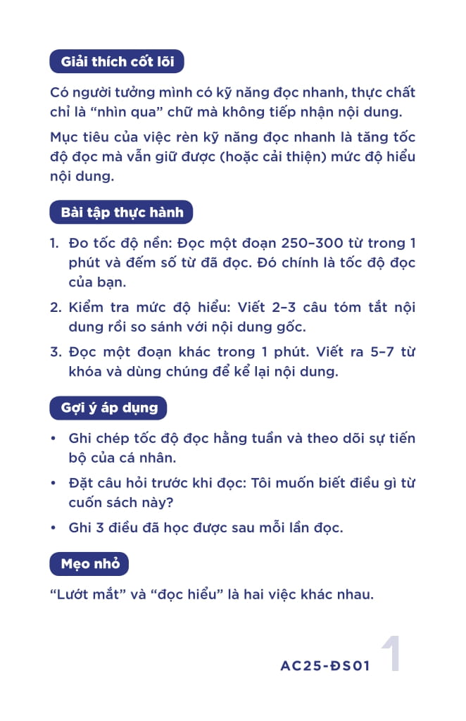 48+ Mẹo Đọc Nhanh Hiểu Kỹ Từ A Đến Z - Một Hành Trình Rèn Luyện Tâm-Trí-Tư Duy - Ảnh 5