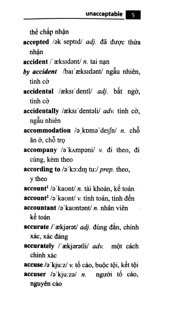 5.500 từ vựng tiếng anh thông dụng nhất (tái bản 2024) - Ảnh 5