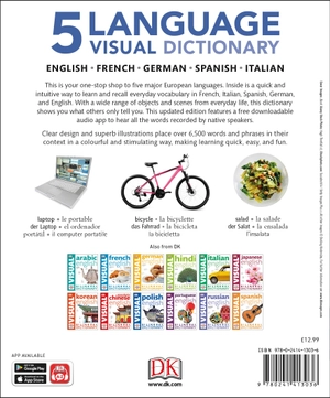 5 language visual dictionary: over 6,500 illustrated terms, labelled in english, french, german, spanish and italian - Ảnh 13