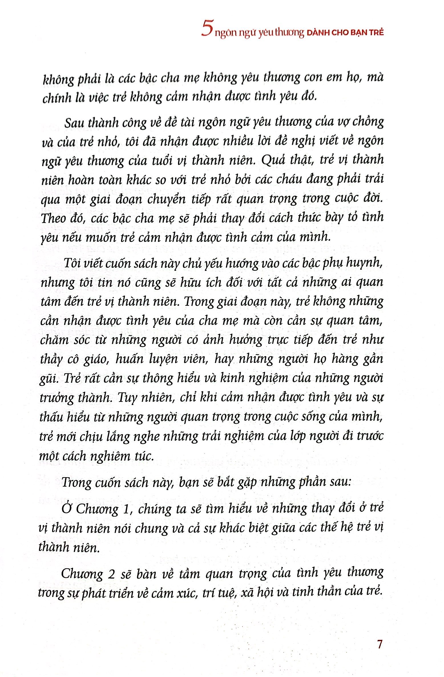 5 ngôn ngữ yêu thương dành cho bạn trẻ - the five love languages of teenagers - Ảnh 5