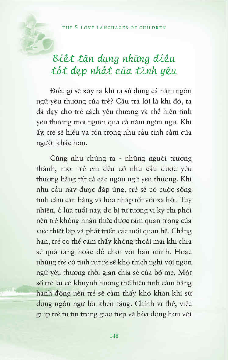 5 ngôn ngữ yêu thương dành cho trẻ em (tái bản 2021) - Ảnh 4