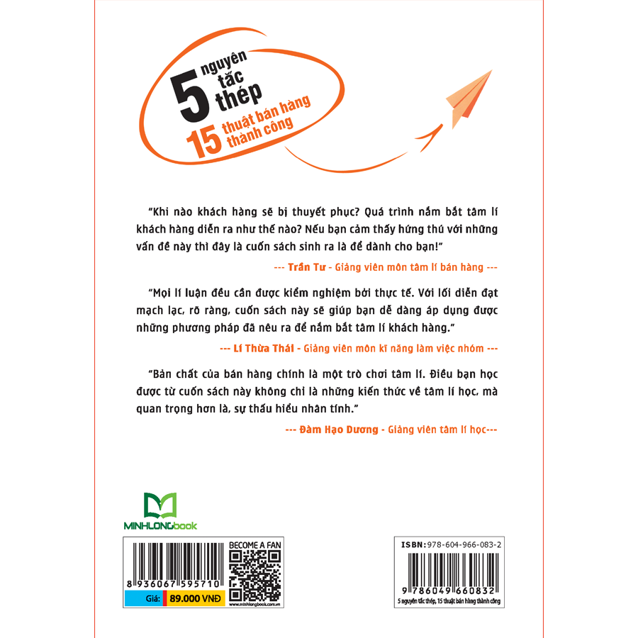 5 nguyên tắc thép, 15 thuật bán hàng thành công - Ảnh 4