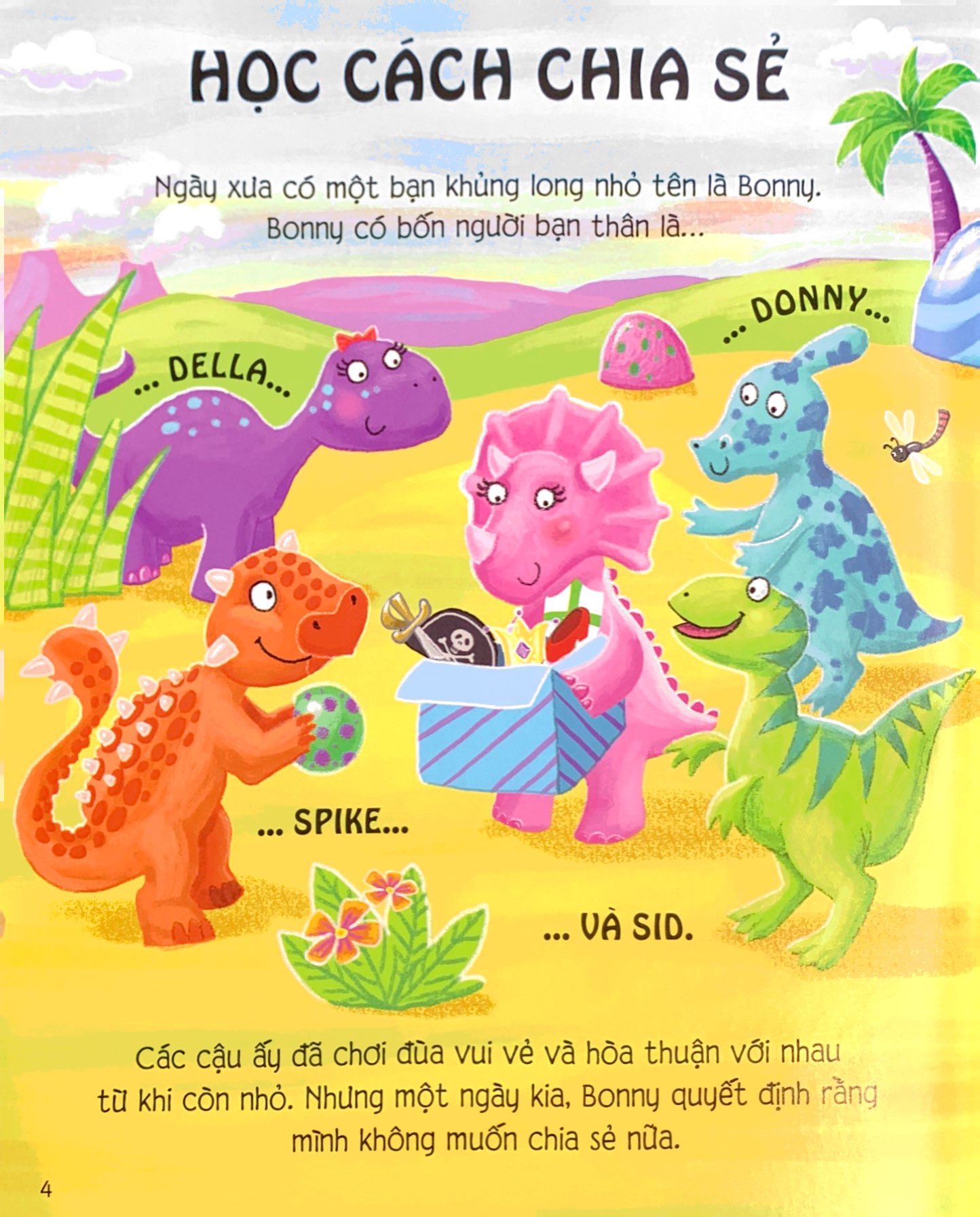 5 phút đọc truyện cùng con yêu - câu chuyện về những chú khủng long - Ảnh 4