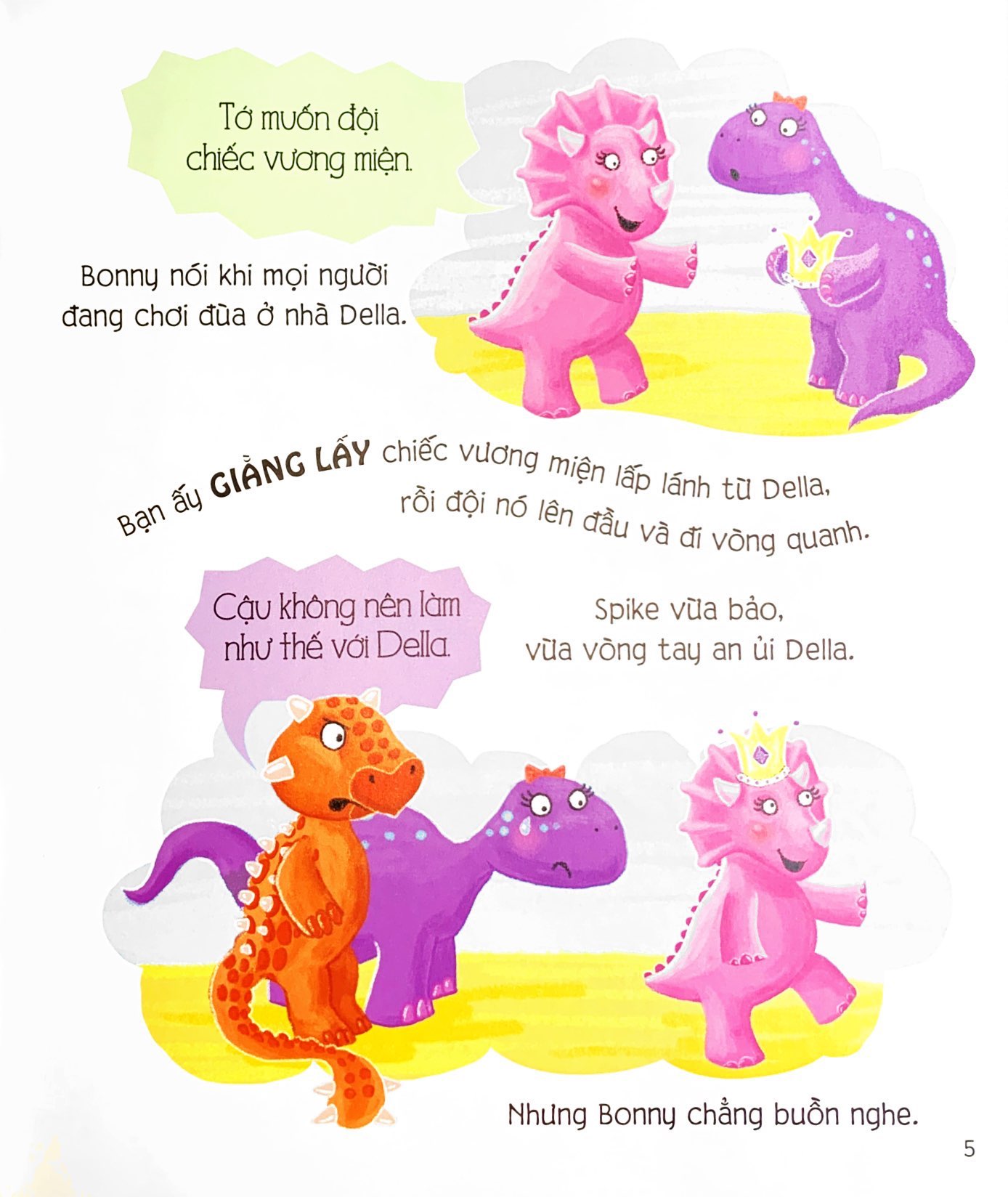 5 phút đọc truyện cùng con yêu - câu chuyện về những chú khủng long - Ảnh 5