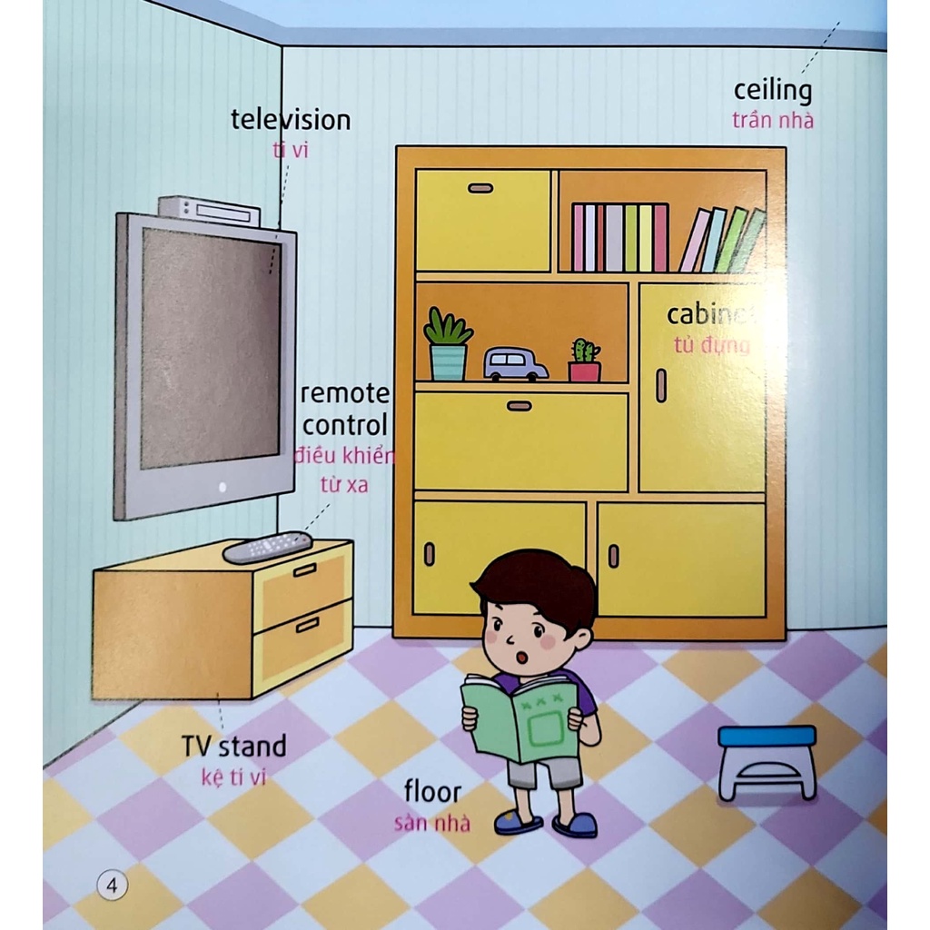 5 phút mỗi ngày - bộ sách tiếng anh đầu tiên cha mẹ dạy bé - cuộc sống thường ngày (tái bản) - Ảnh 4