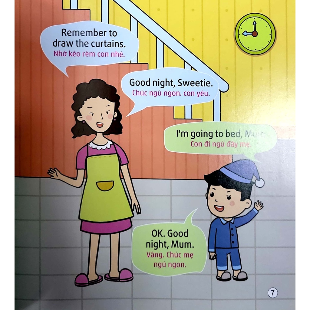 5 phút mỗi ngày - bộ sách tiếng anh đầu tiên cha mẹ dạy bé - cuộc sống thường ngày (tái bản) - Ảnh 7