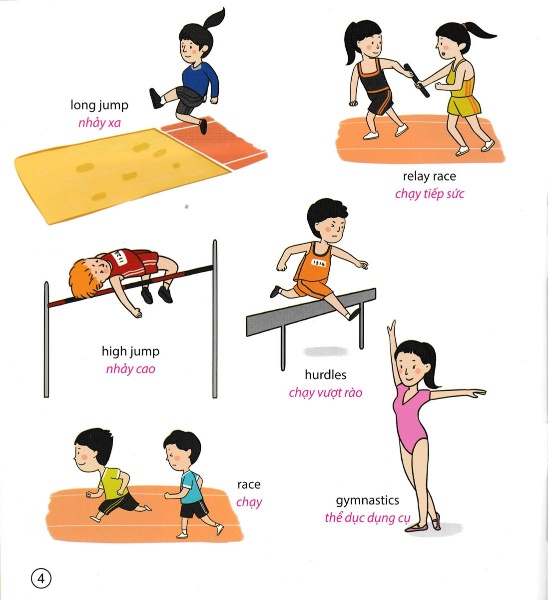 5 phút mỗi ngày - bộ sách tiếng anh đầu tiên cha mẹ dạy bé - thể thao (tái bản 2022) - Ảnh 4