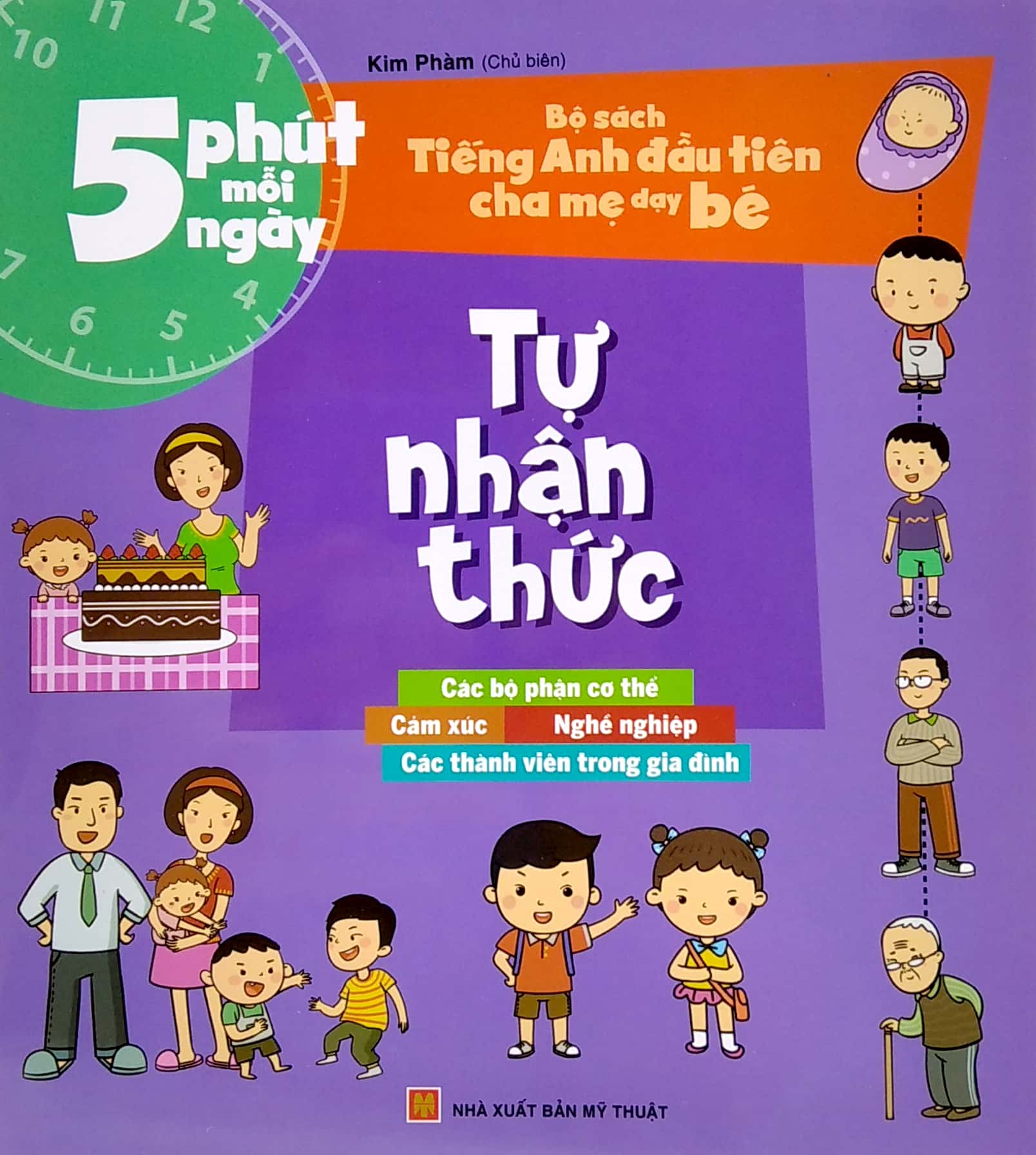 5 phút mỗi ngày - bộ sách tiếng anh đầu tiên cha mẹ dạy bé - tự nhận thức (tái bản 2022) - Ảnh 2