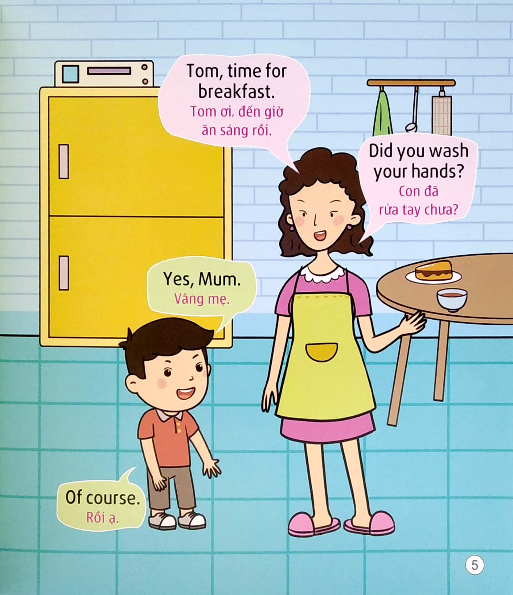 5 phút mỗi ngày - bộ sách tiếng anh đầu tiên cha mẹ dạy bé - tự nhận thức (tái bản 2022) - Ảnh 5