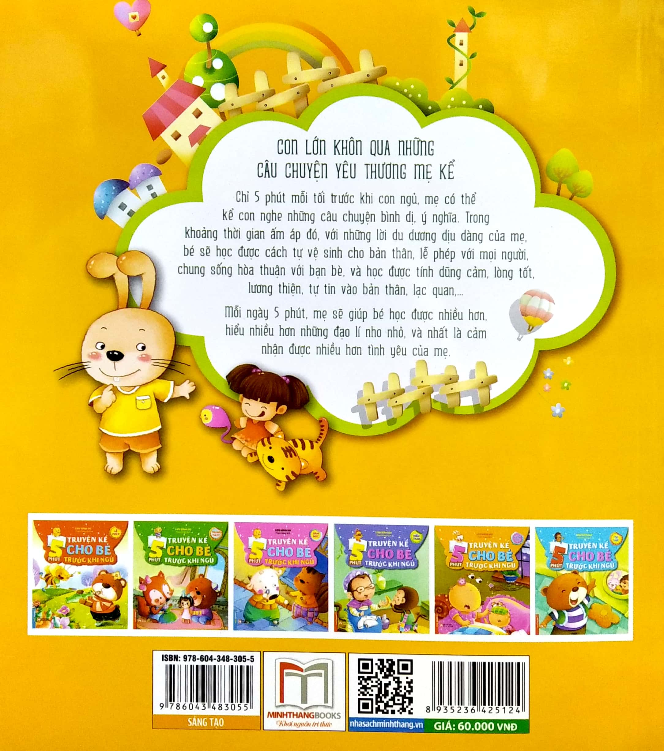 5 phút truyện kể cho bé rước khi ngủ - sáng tạo (sách bản quyền) (tái bản) - Ảnh 6