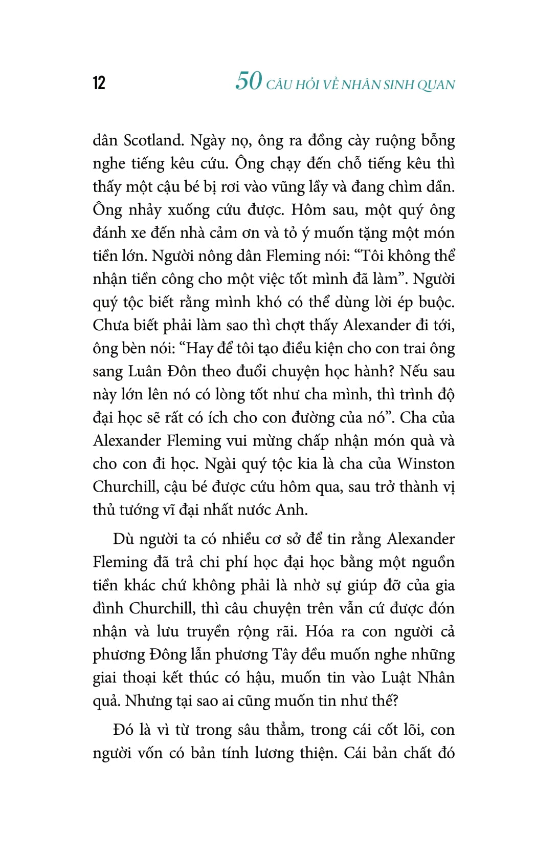 50 câu hỏi về nhân sinh quan - Ảnh 13