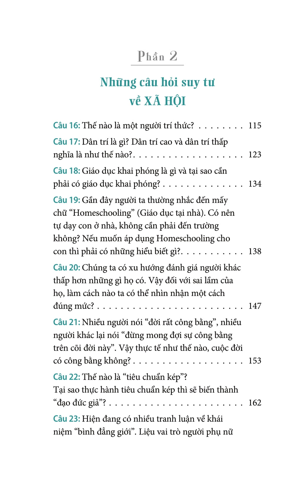 50 câu hỏi về nhân sinh quan - Ảnh 7