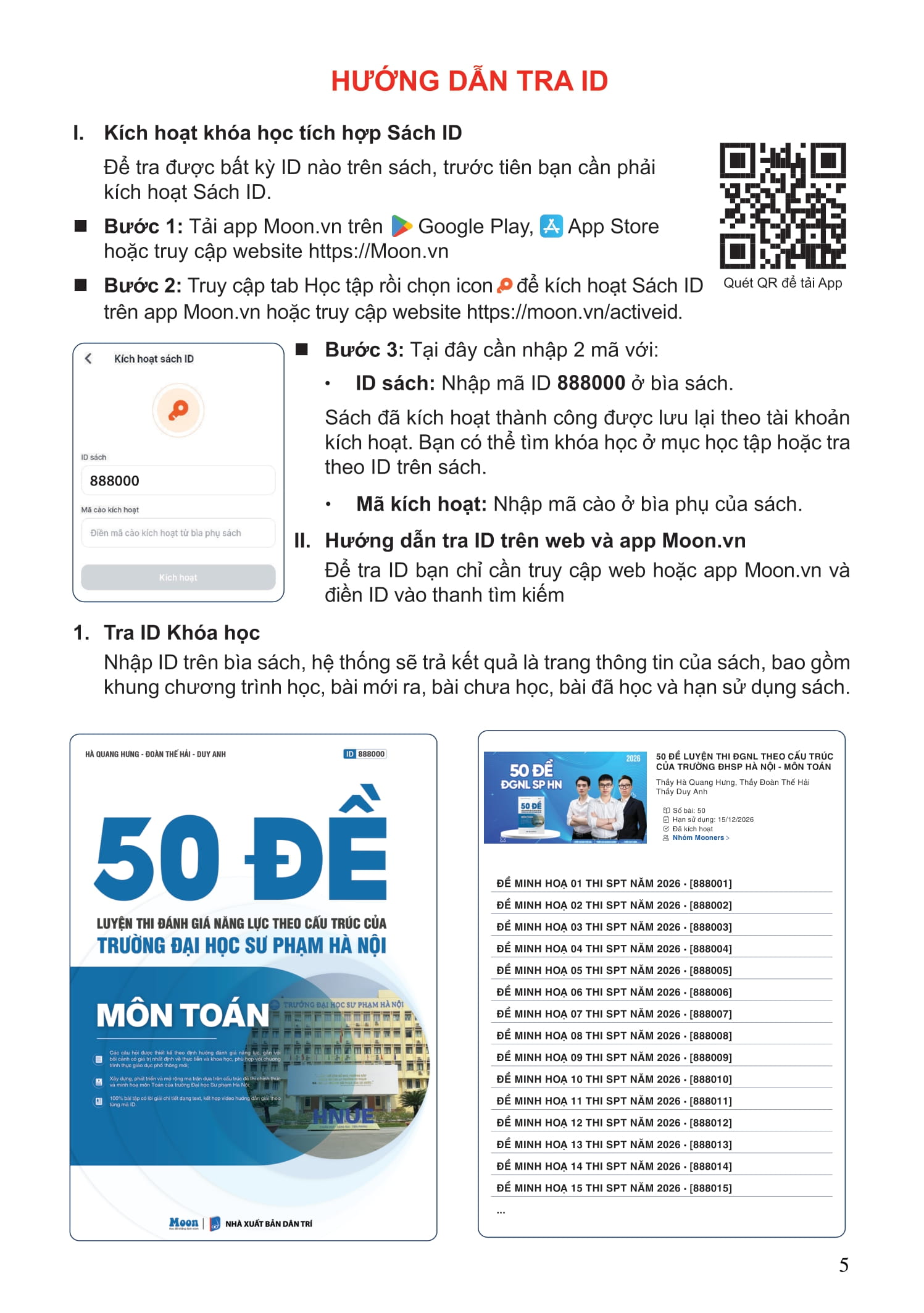 50 Đề Luyện Thi Đánh Giá Năng Lực Theo Cấu Trúc Của Trường Đại Học Sư Phạm Hà Nội - Môn Toán - Ảnh 6