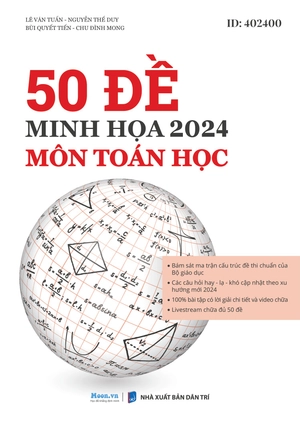 50 đề minh họa 2024 - môn toán học - Ảnh 2