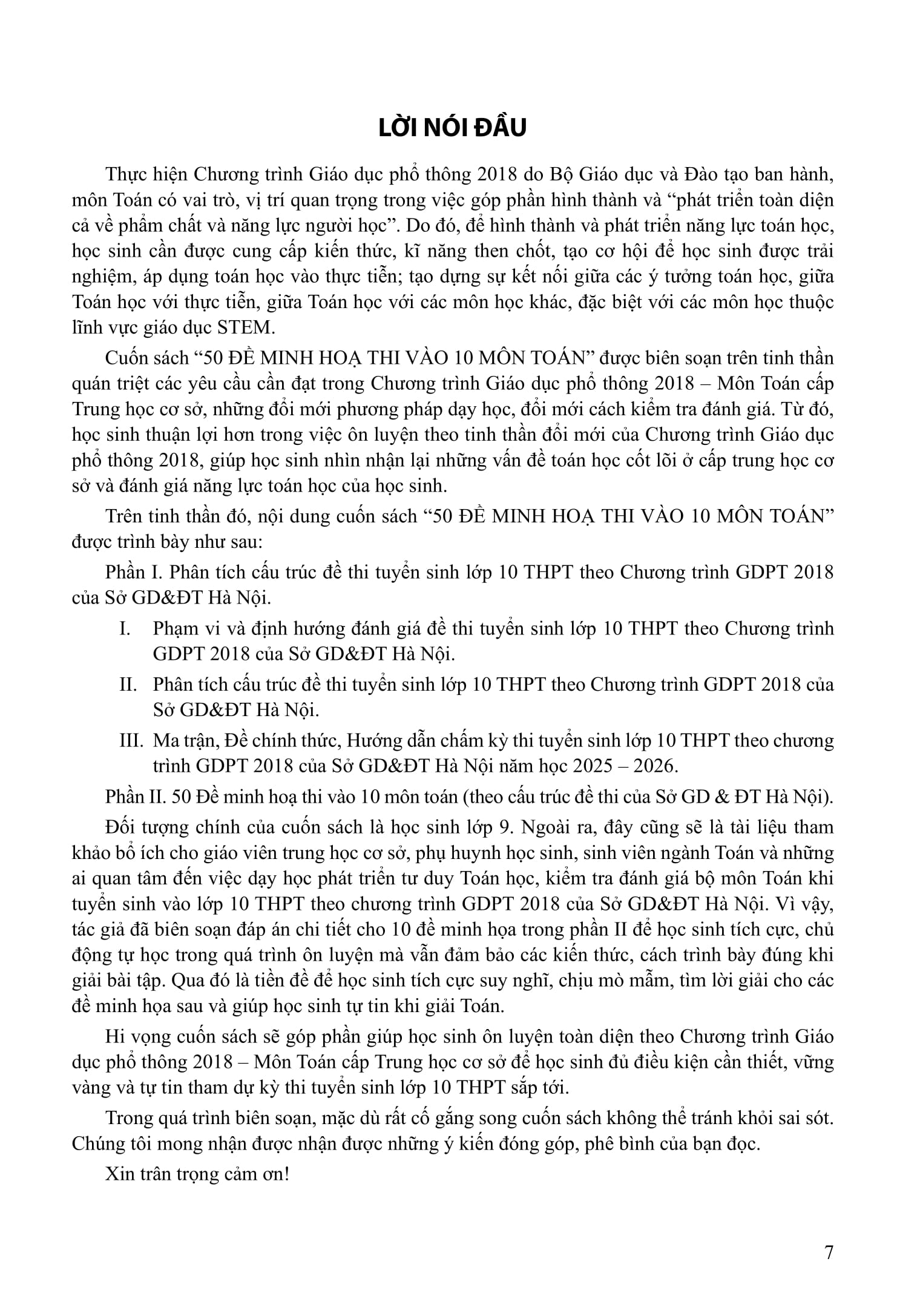 50 De Minh Hoa Thi Vao 10 - Mon Toan (Theo Cau Truc De Cua So Giao Duc Va Dao Tao Ha Noi) - Ảnh 7