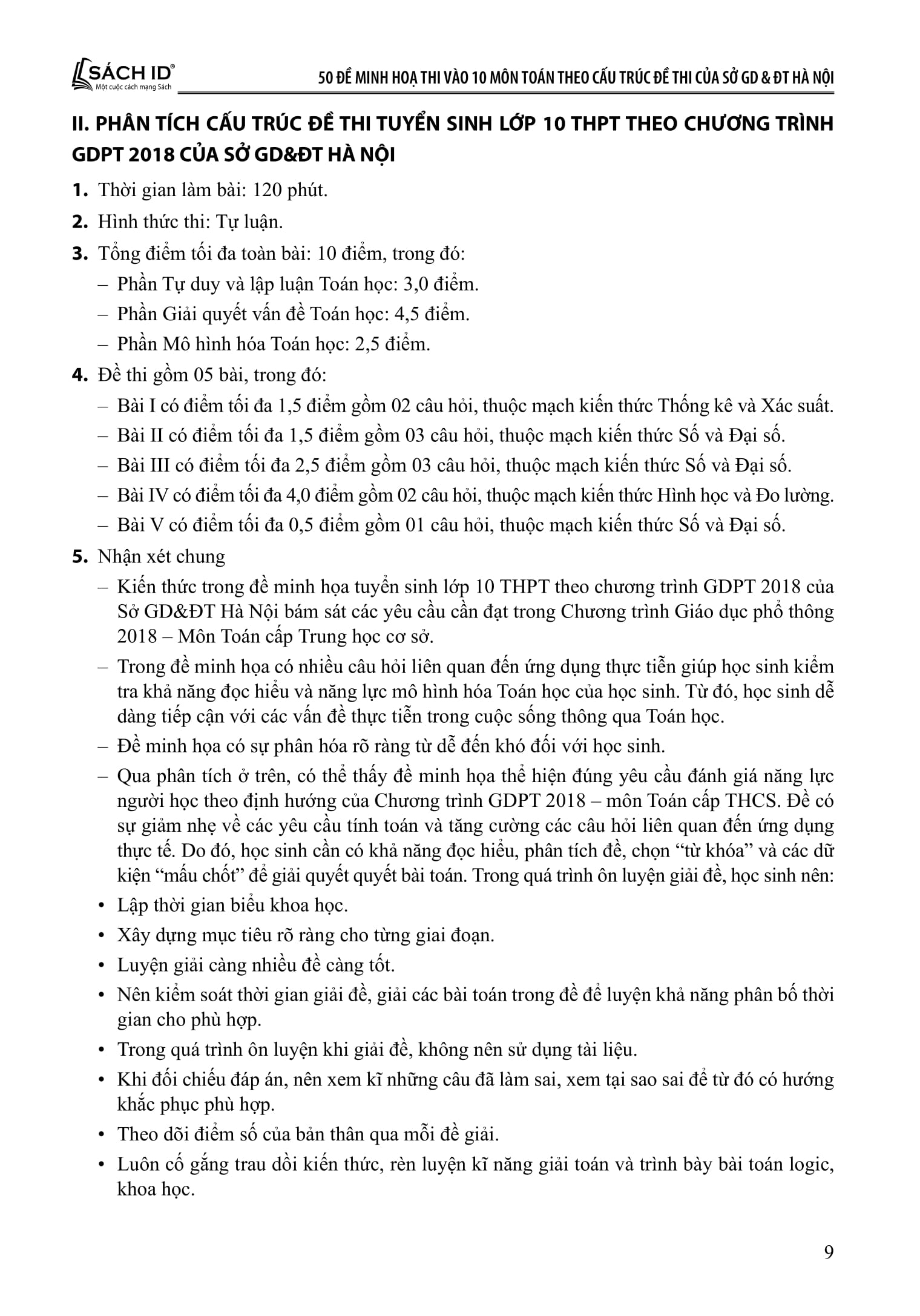 50 De Minh Hoa Thi Vao 10 - Mon Toan (Theo Cau Truc De Cua So Giao Duc Va Dao Tao Ha Noi) - Ảnh 9