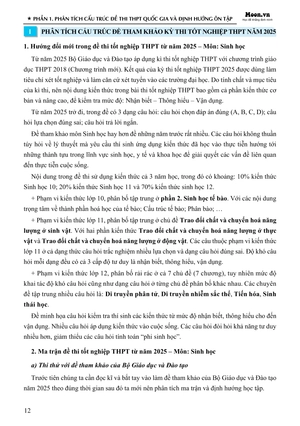 50 đề minh họa tốt nghiệp thpt 2025 - môn sinh học - Ảnh 11