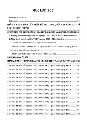 50 đề minh họa tốt nghiệp thpt 2025 - môn sinh học - Ảnh 3