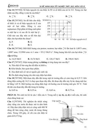 50 đề minh họa tốt nghiệp thpt 2025 - môn vật lí - Ảnh 12