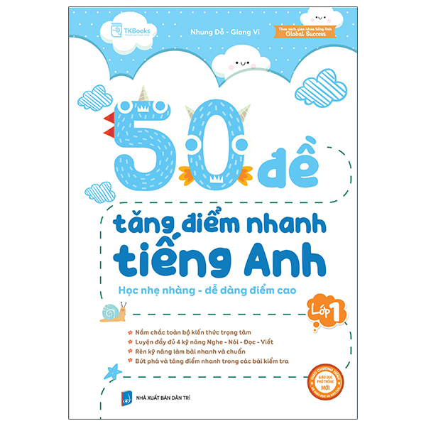 50 đề tăng điểm nhanh tiếng anh lớp 1