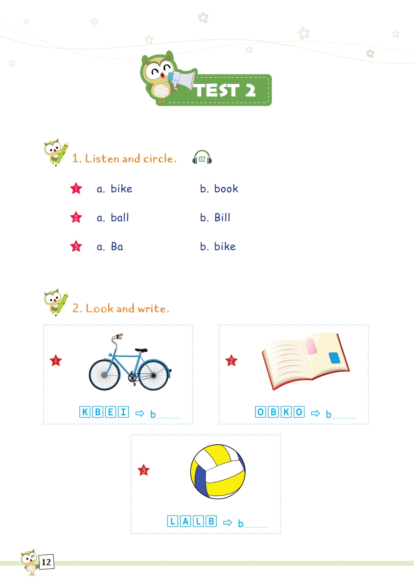 50 đề tăng điểm nhanh tiếng anh lớp 1 - Ảnh 11