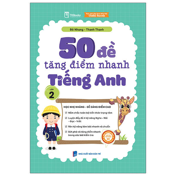 50 đề tăng điểm nhanh tiếng anh lớp 2