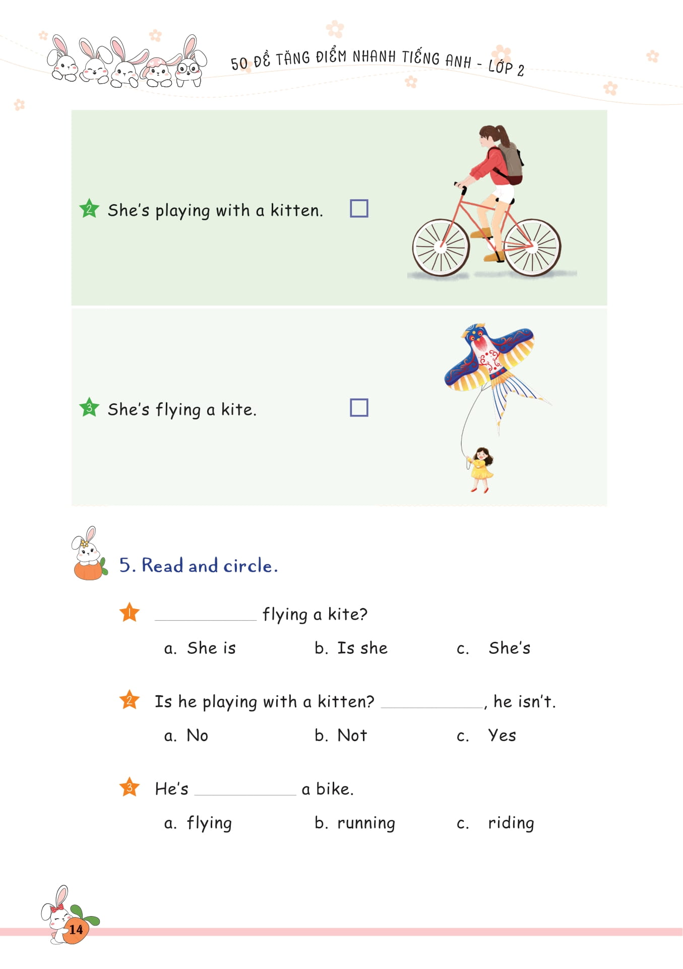 50 đề tăng điểm nhanh tiếng anh lớp 2 - Ảnh 13