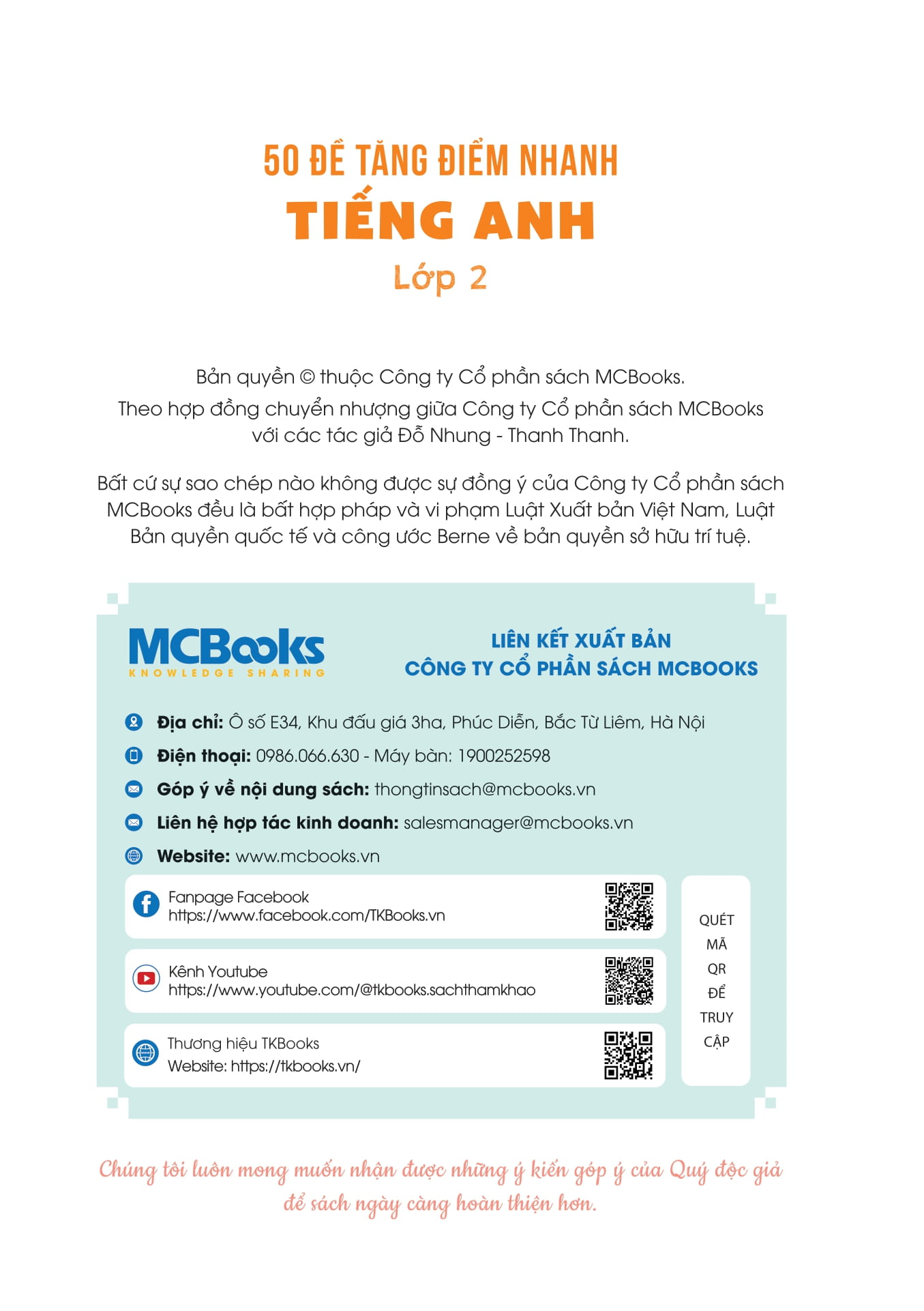 50 đề tăng điểm nhanh tiếng anh lớp 2 - Ảnh 3