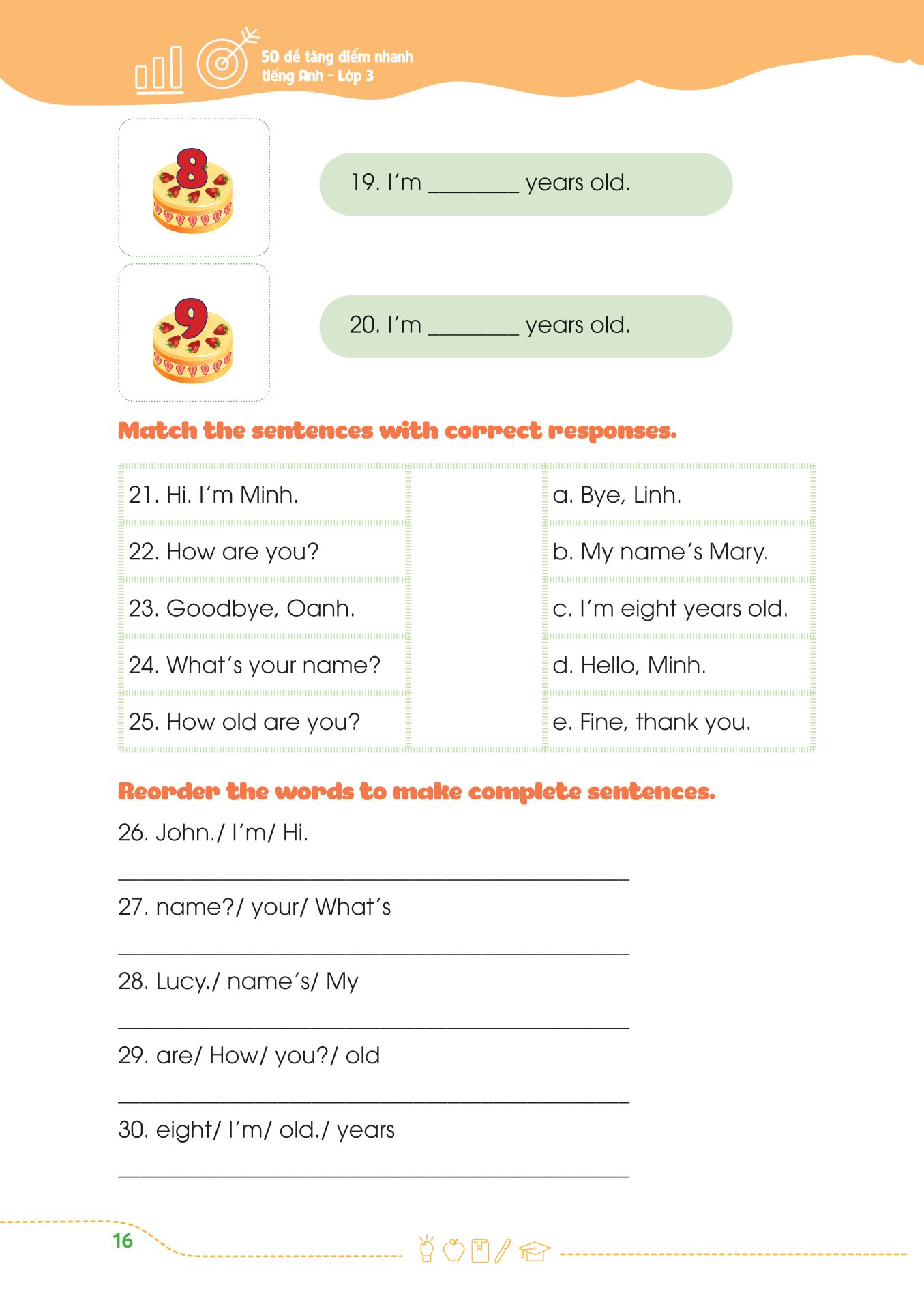 50 đề tăng điểm nhanh tiếng anh - lớp 3 - học nhẹ nhàng - dễ dàng điểm cao - Ảnh 15