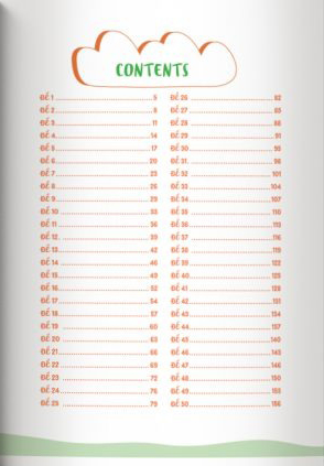 50 đề tăng điểm nhanh tiếng anh - lớp 5 - Ảnh 4