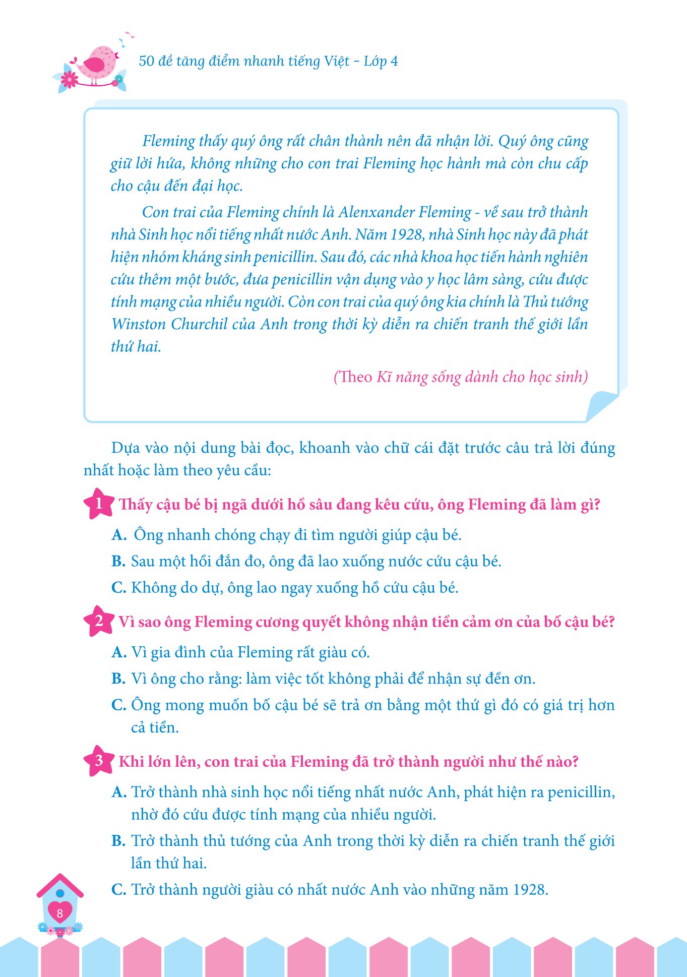 50 đề tăng điểm nhanh tiếng việt 4 (theo chương trình của bộ sách kết nối tri thức với cuộc sống) - Ảnh 9