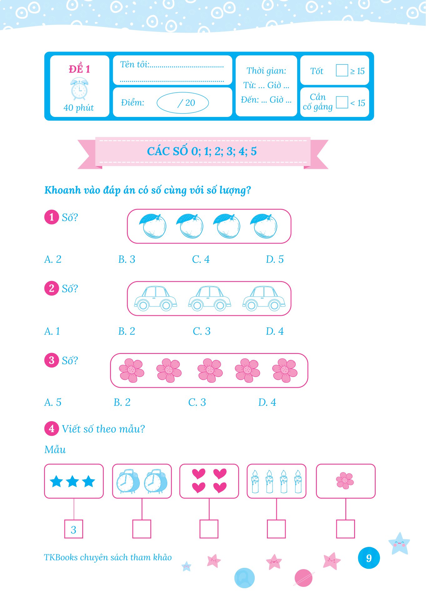 50 đề tăng điểm nhanh toán - lớp 1 - học nhẹ nhàng - dễ dàng điểm cao - Ảnh 10