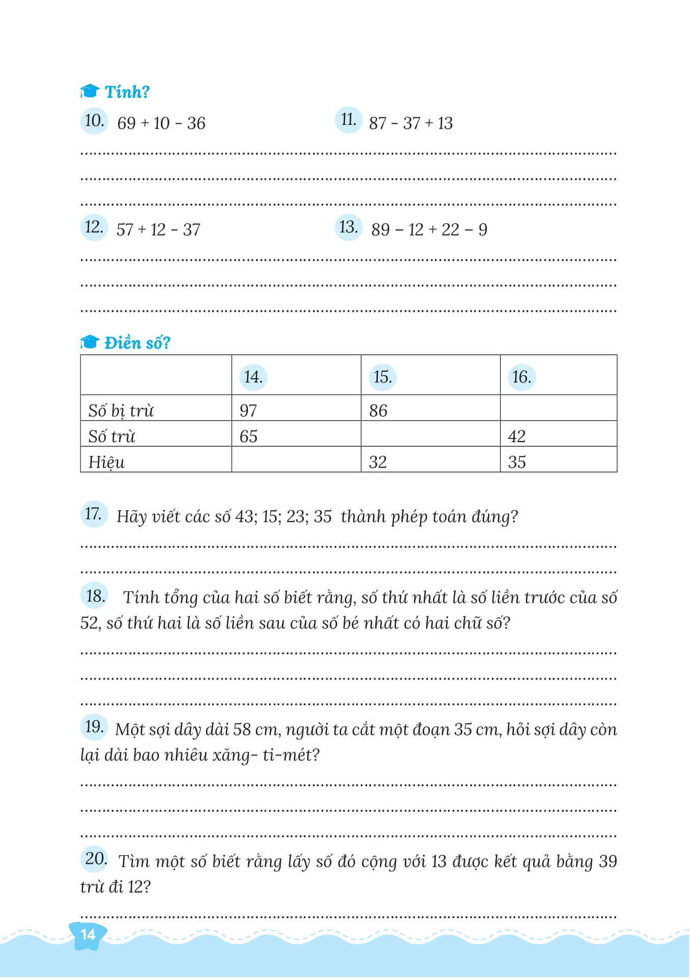 50 đề tăng điểm nhanh toán lớp 2 - Ảnh 13