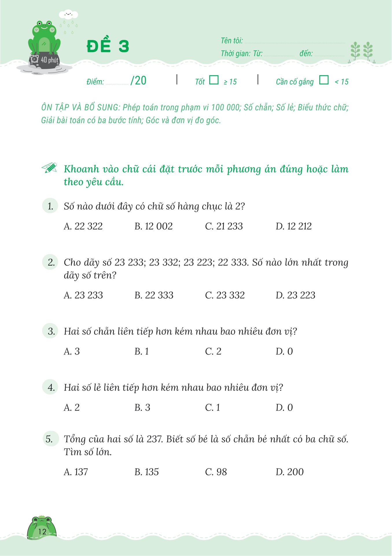 50 đề tăng điểm nhanh toán lớp 4 (theo chương trình của bộ sách kết nối tri thức với cuộc sống) - Ảnh 13
