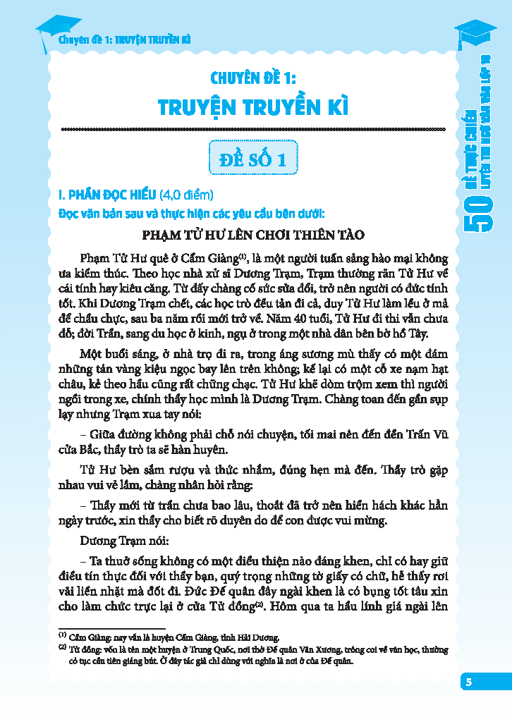 50 Đề Thực Chiến Luyện Thi Ngữ Văn Vào Lớp 10 - Giải Chuyên Sâu - Ảnh 3