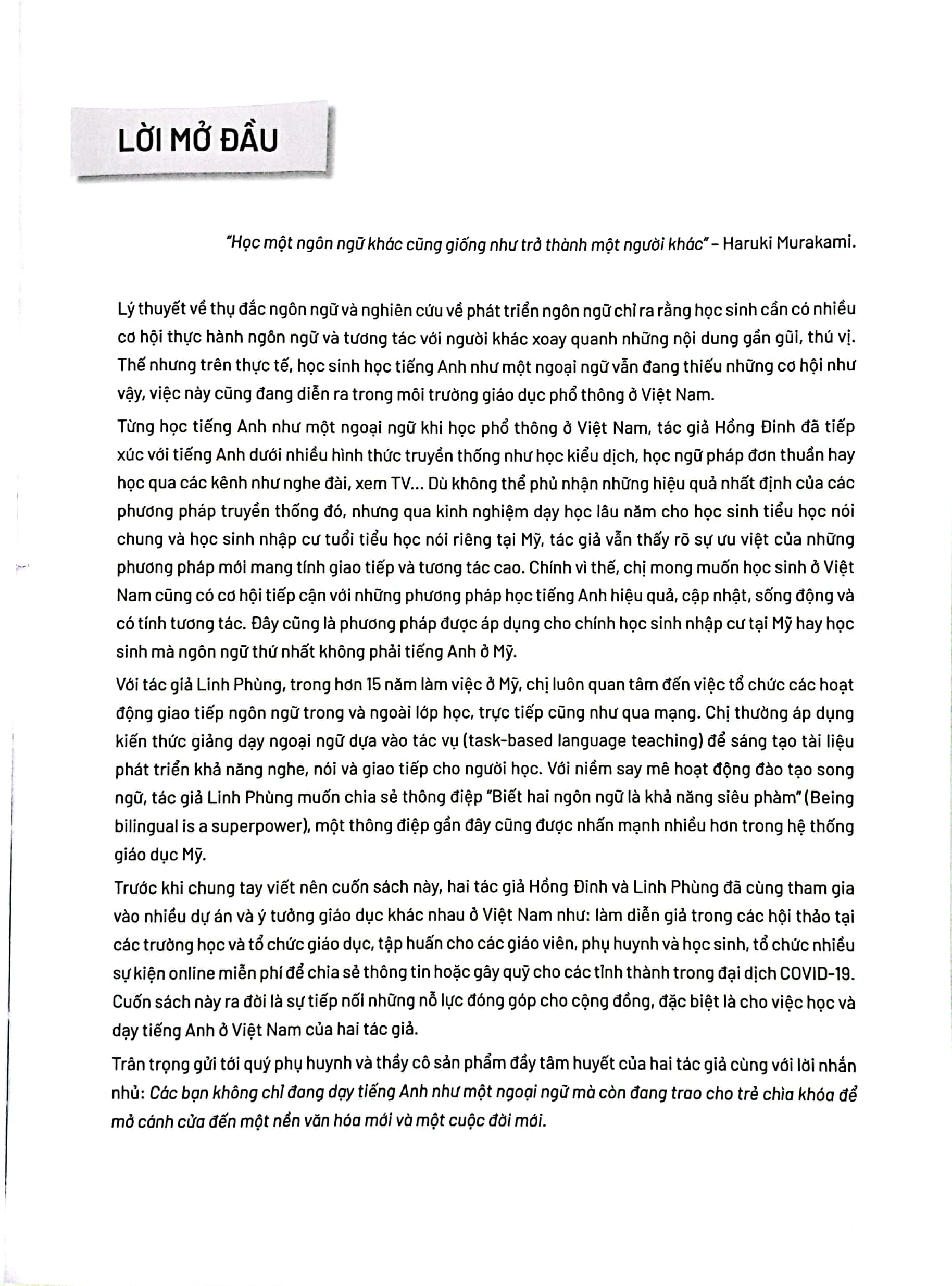 50 hoạt động nâng cao kỹ năng tiếng anh trên lớp và tại nhà dành cho học sinh tiểu học - Ảnh 5