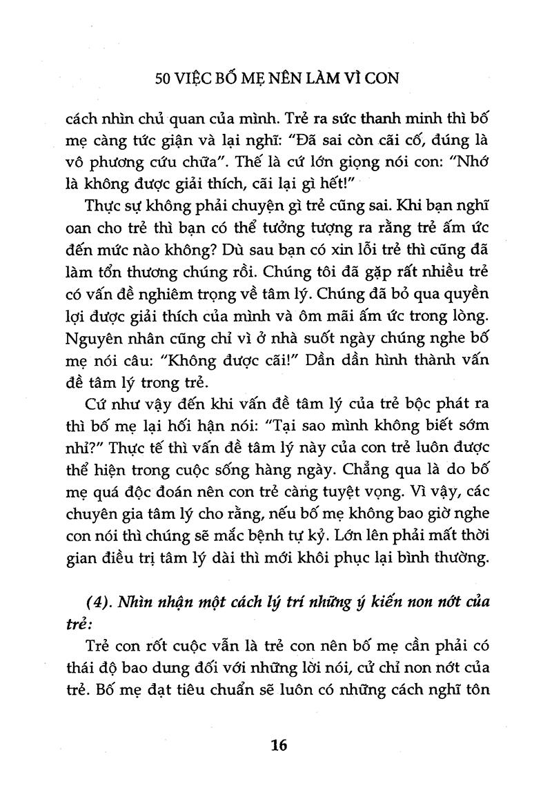 50 việc bố mẹ nên làm vì con (tái bản 2015) - Ảnh 10