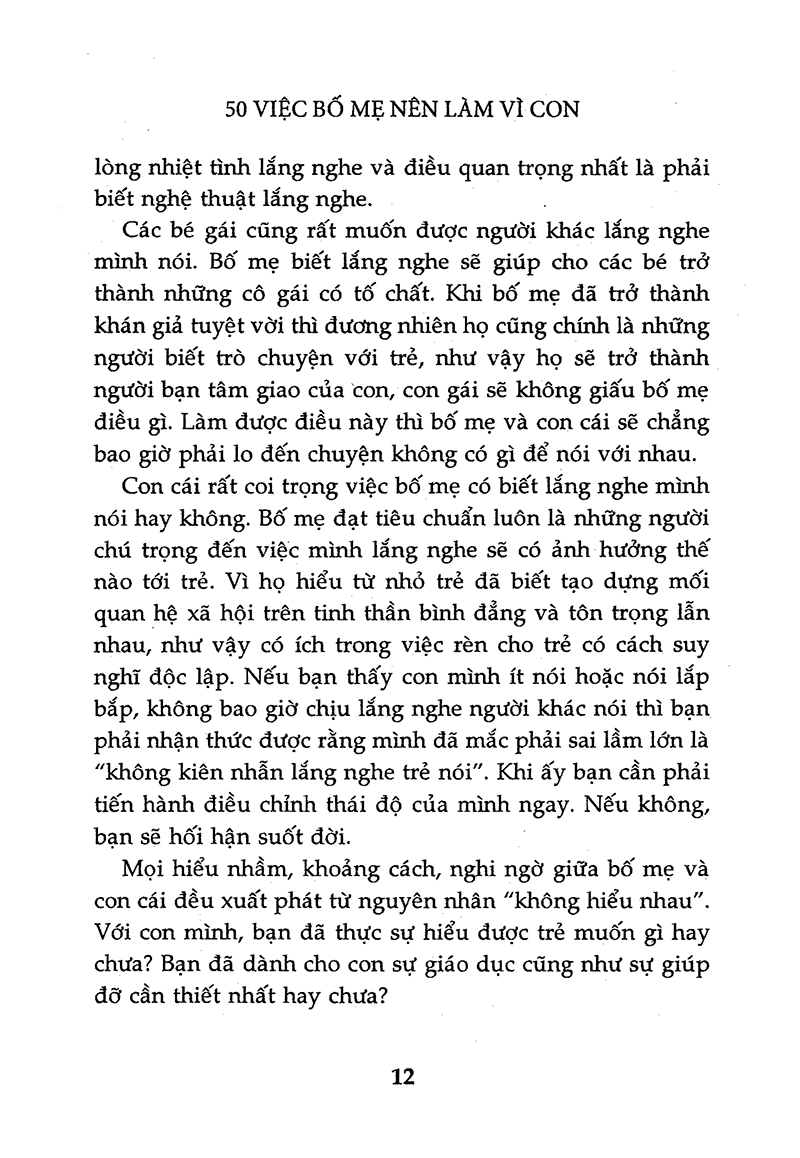 50 việc bố mẹ nên làm vì con (tái bản 2015) - Ảnh 6